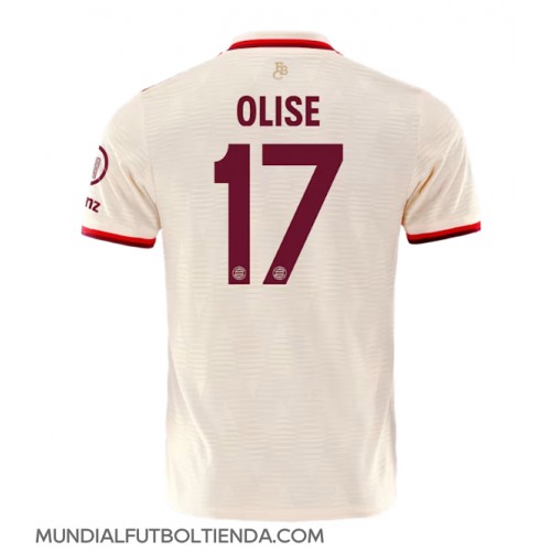 Camiseta Bayern Munich Michael Olise #17 Tercera Equipación Replica 2024-25 mangas cortas